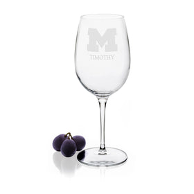 Michigan Red Wine Glasses - Set of 2 Shot #1