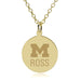 Michigan Ross 14K Gold Pendant & Chain