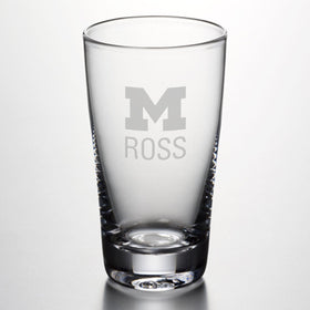 Michigan Ross Ascutney Pint Glass by Simon Pearce Shot #1