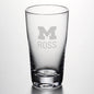 Michigan Ross Ascutney Pint Glasses by Simon Pearce Shot #1