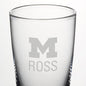 Michigan Ross Ascutney Pint Glasses by Simon Pearce Shot #2