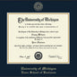 Michigan Ross Diploma Frame, the Fidelitas Shot #2