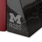 Michigan Ross Marble Bookends by M.LaHart Shot #2
