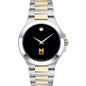Michigan Ross Men's Movado Collection Two-Tone Watch with Black Dial Shot #2