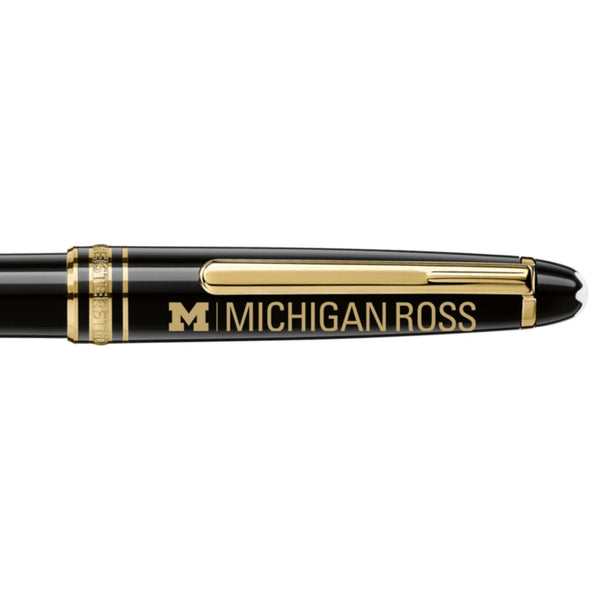 Michigan Ross Montblanc Meisterstück Classique Ballpoint Pen in Gold Shot #2