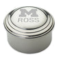 Michigan Ross Pewter Keepsake Box Shot #1