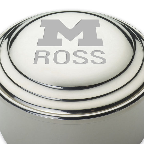 Michigan Ross Pewter Keepsake Box Shot #2
