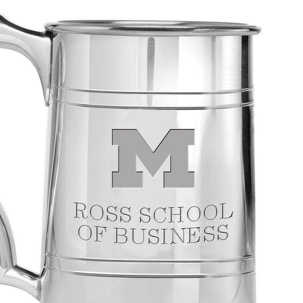 Michigan Ross Pewter Stein Shot #2