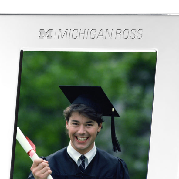 Michigan Ross Polished Pewter 5x7 Picture Frame Shot #2