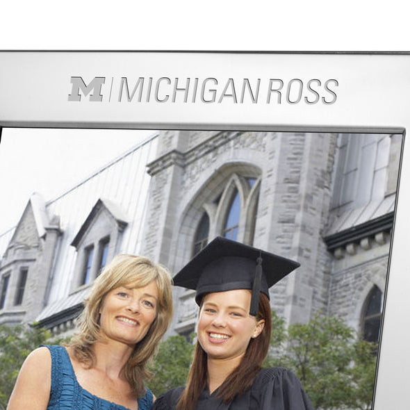 Michigan Ross Polished Pewter 8x10 Picture Frame Shot #2