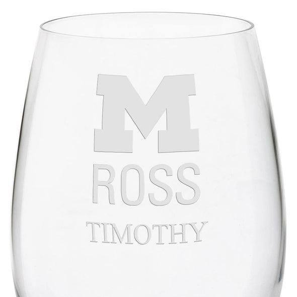 Michigan Ross Red Wine Glasses - Set of 2 Shot #3