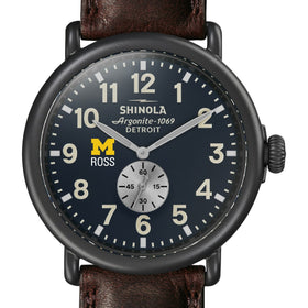Michigan Ross Shinola Watch, The Runwell 47mm Midnight Blue Dial Shot #1