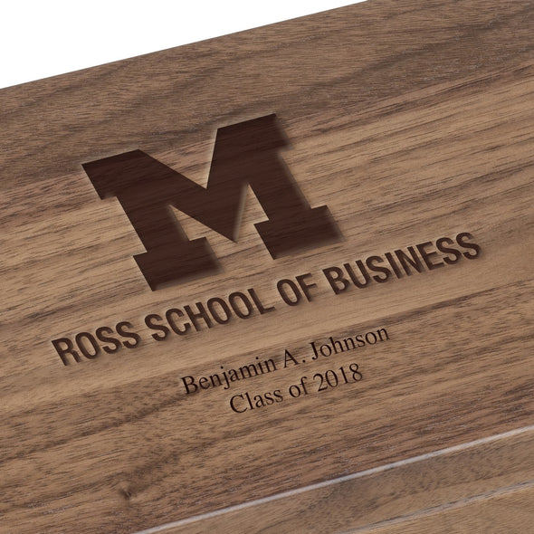 Michigan Ross Solid Walnut Desk Box Shot #3