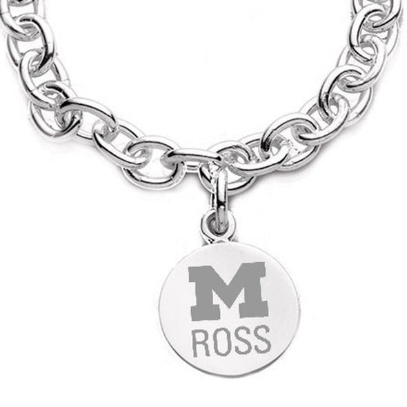 Michigan Ross Sterling Silver Charm Bracelet Shot #2