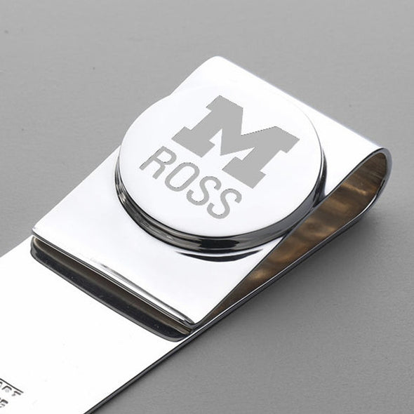 Michigan Ross Sterling Silver Money Clip Shot #2