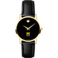 Michigan Ross Women's Movado Gold Museum Classic Leather Shot #2