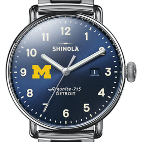 Michigan Shinola Watch, The Canfield 43 mm Blue Dial Shot #1