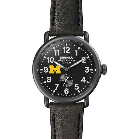 Michigan Shinola Watch, The Runwell 41mm Black Dial Shot #2