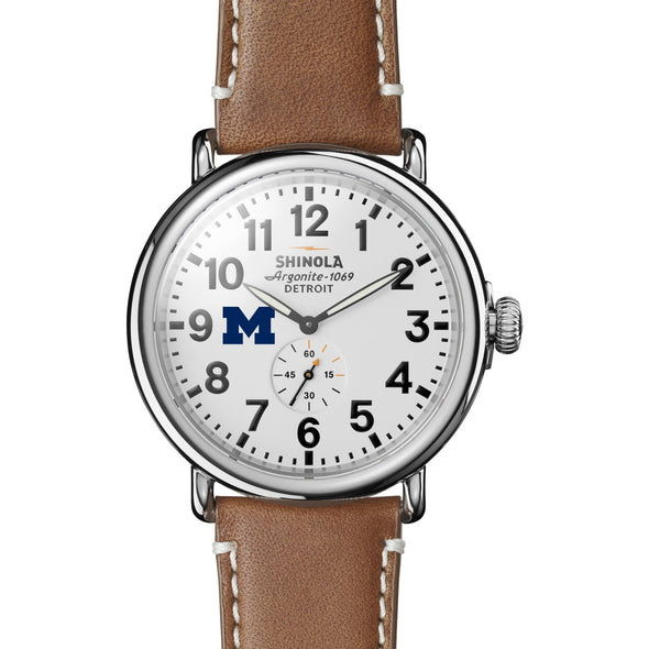 Michigan Shinola Watch, The Runwell 47 mm White Dial Shot #2
