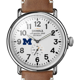 Michigan Shinola Watch, The Runwell 47mm White Dial Shot #1