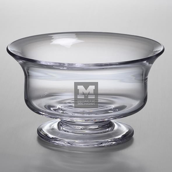 Michigan Simon Pearce Glass Revere Bowl Med Shot #1