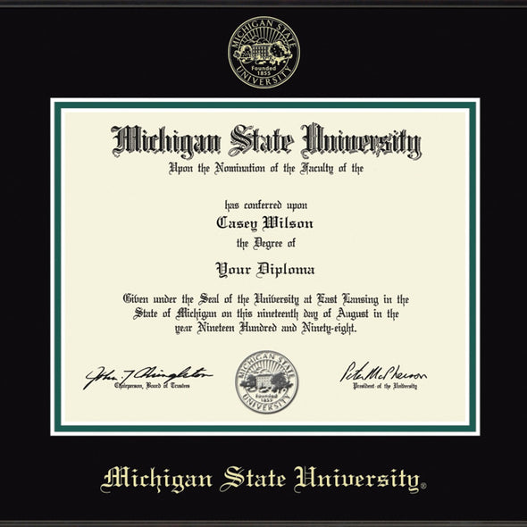 Michigan State Diploma Frame, the Fidelitas Shot #2