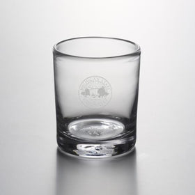 Michigan State Double Old Fashioned Glasses by Simon Pearce Shot #1