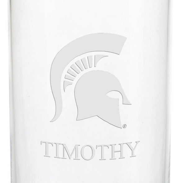 Michigan State Iced Beverage Glasses - Set of 2 Shot #3