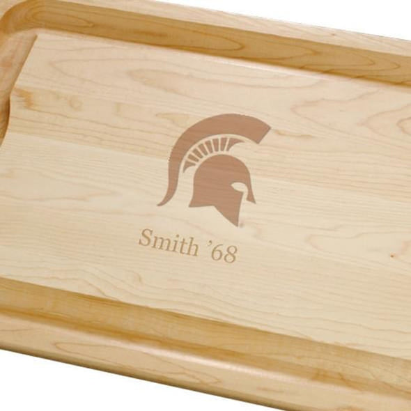 Michigan State Maple Cutting Board Shot #2