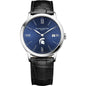 Michigan State Men's Baume et Mercier 40mm Classima Watch with Blue Dial & Black Leather Strap Shot #2