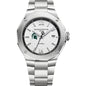 Michigan State Men's Baume et Mercier 42mm Riviera Watch with White Dial & Bracelet Shot #2