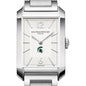 Michigan State Men's Baume et Mercier 43X27mm Hampton Watch with Silver Dial & Bracelet Shot #1