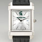 Michigan State Men's Collegiate Watch with Leather Strap Shot #1