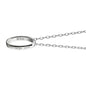 Michigan State Monica Rich Kosann "Carpe Diem" Poesy Ring Necklace in Silver Shot #3