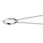 Michigan State Monica Rich Kosann Poesy Ring Necklace in Silver Shot #3