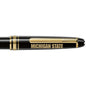 Michigan State Montblanc Meisterstück Classique Ballpoint Pen in Gold Shot #2