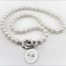 Michigan State Pearl Necklace with Sterling Silver Charm