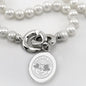 Michigan State Pearl Necklace with Sterling Silver Charm Shot #2