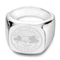 Michigan State Sterling Silver Square Cushion Ring Shot #2