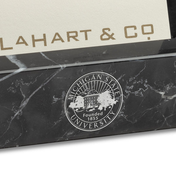 Michigan State University Marble Business Card Holder Shot #2