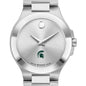 Michigan State Women's Movado Collection Stainless Steel Watch with Silver Dial Shot #1