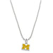 Michigan Sterling Silver Necklace with Enamel Charm