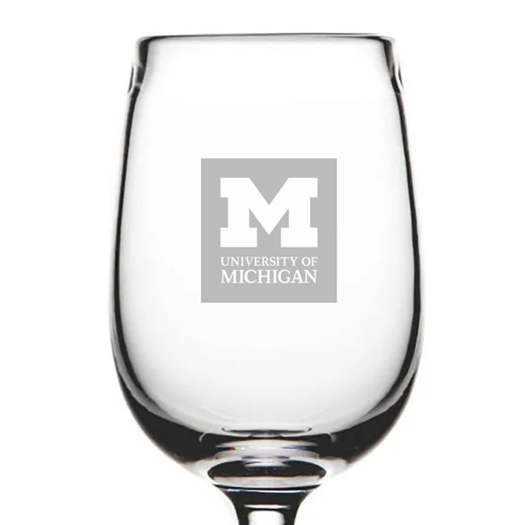 Michigan White Wine Glasses by Simon Pearce Shot #2