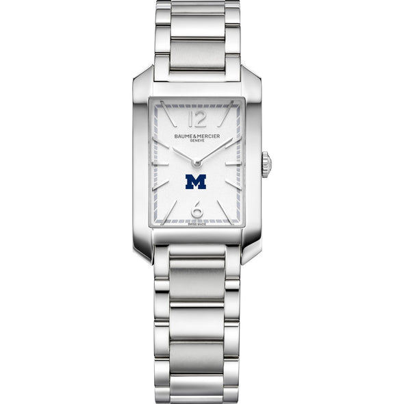 Michigan Women's Baume et Mercier 35X22mm Hampton Watch with Silver Dial & Bracelet Shot #2