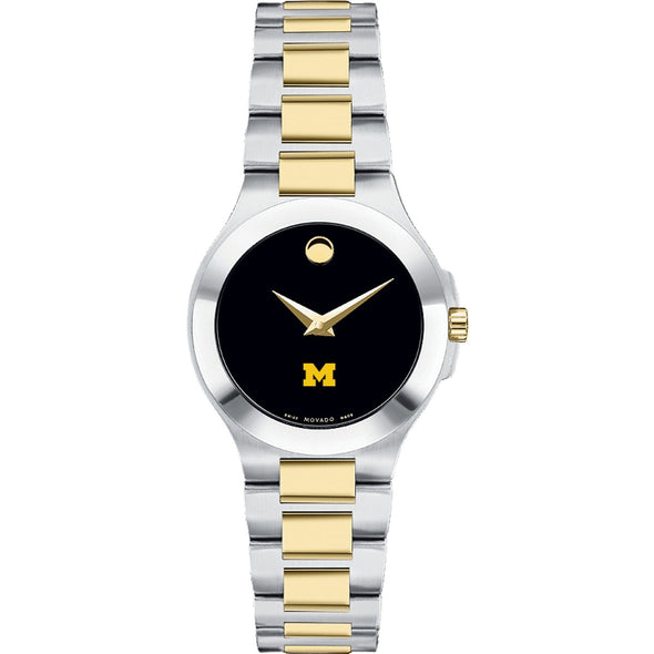 Michigan Women&#39;s Movado Collection Two-Tone Watch with Black Dial Shot #2