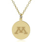 Minnesota 14K Gold Pendant & Chain Shot #1