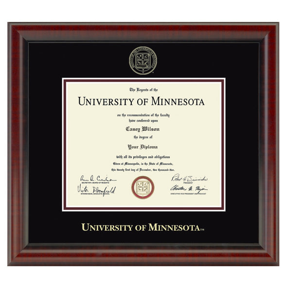 Minnesota Diploma Frame, the Fidelitas Shot #1