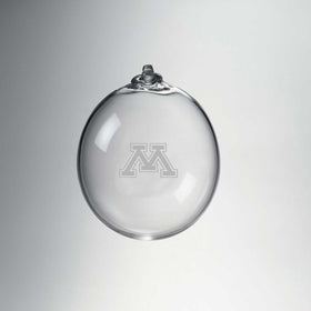 Minnesota Glass Ornament by Simon Pearce Shot #1