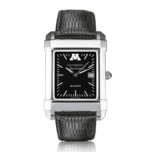 Minnesota Men's Black Quad with Leather Shot #2