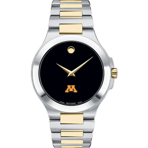 Minnesota Men&#39;s Movado Collection Two-Tone Watch with Black Dial Shot #2